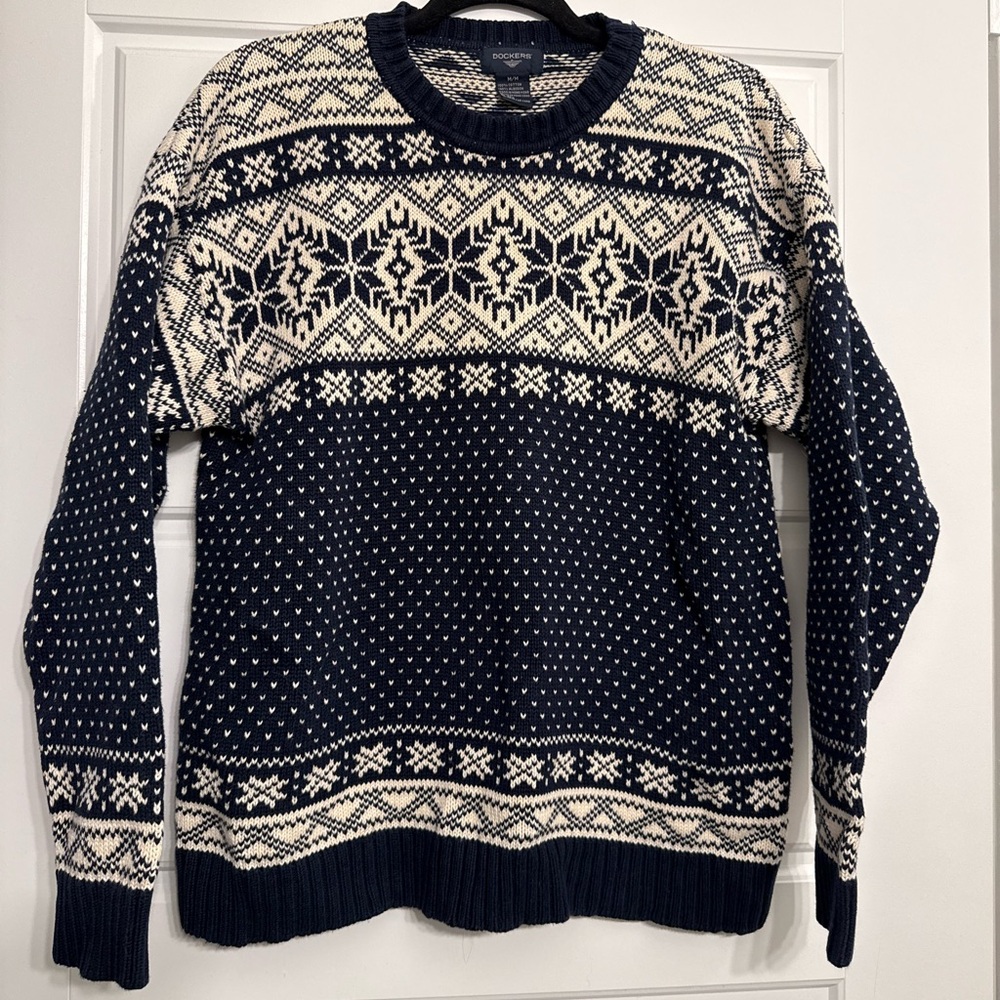 Men’s Dockers Nordic Pattern Sweater